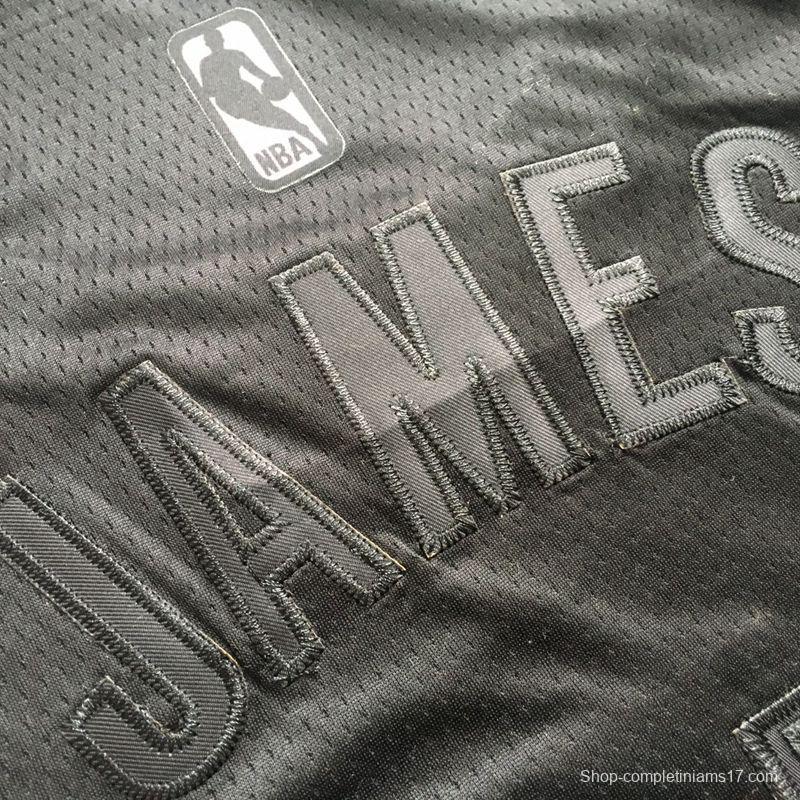 Men's LeBron James Gray Retro Classic Team Jersey