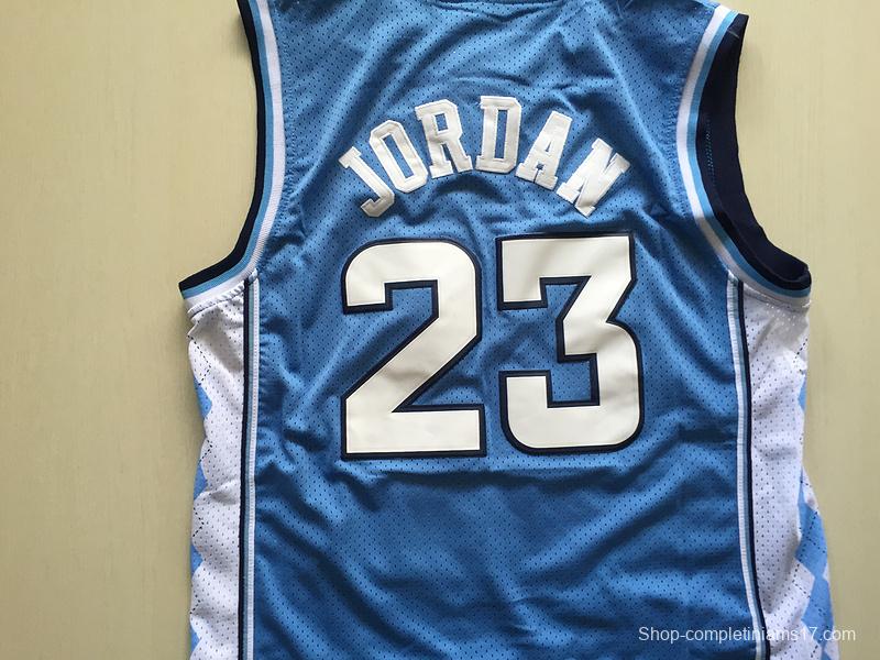 Michael Jordan 23 North Carolina College Basketball Jersey With AJ Logo