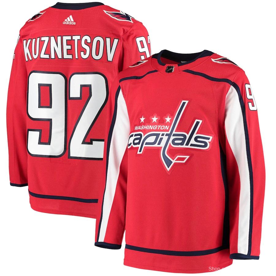 Women's Evgeny Kuznetsov Red Home Player Team Jersey