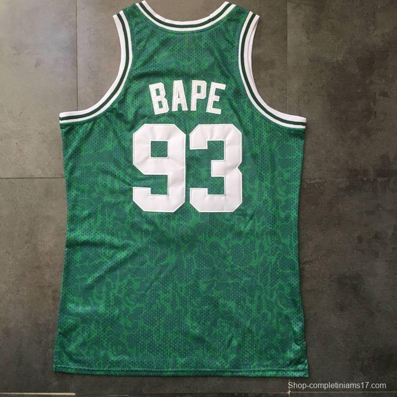 Men's BAPE Green Retro Classic Team Jersey