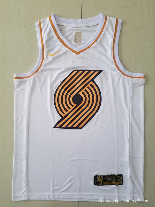 Carmelo Anthony 00 White Golden Edition Jersey