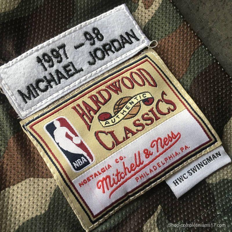 Men's Michael Jordan Camouflage Retro Classic Team Jersey