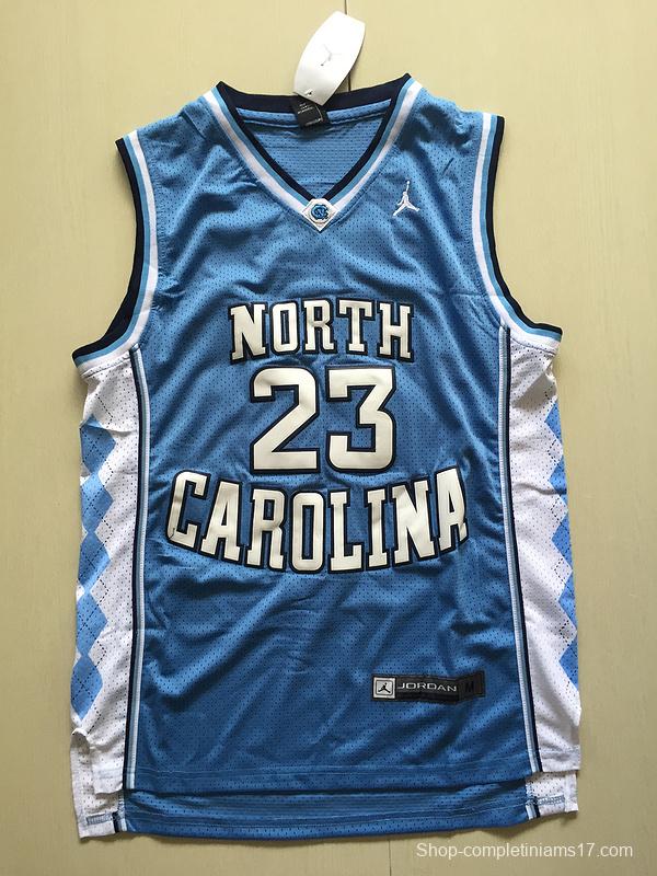 Michael Jordan 23 North Carolina College Basketball Jersey With AJ Logo