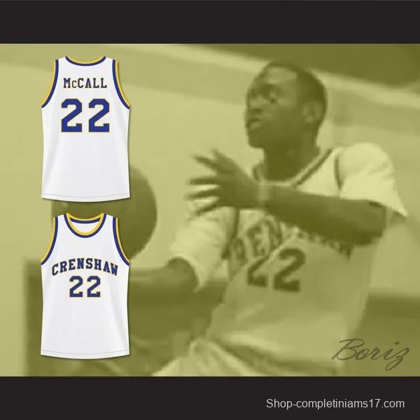 Omar Epps Quincy McCall 22 Crenshaw High School Basketball Jersey Love and Basketball