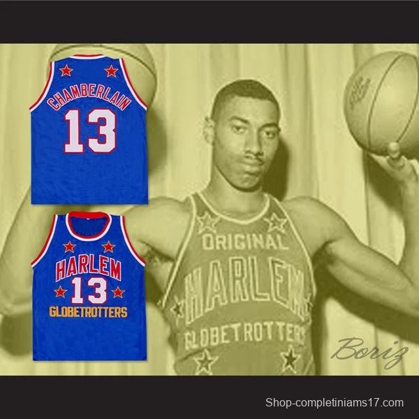 Wilt Chamberlain Harlem Globetrotters Basketball Jersey