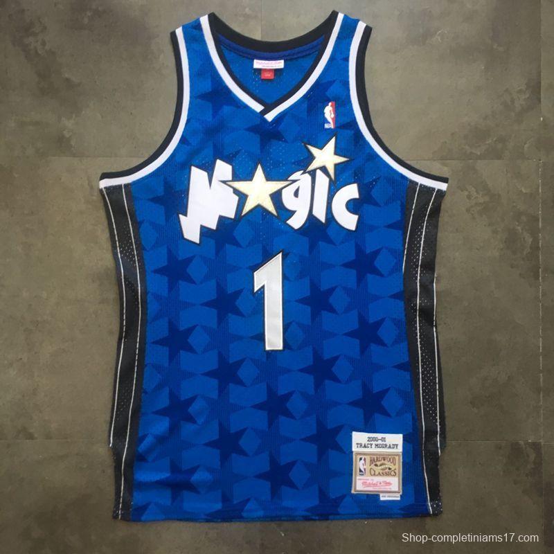 Men's Tracy McGrady Blue Retro Classic Team Jersey