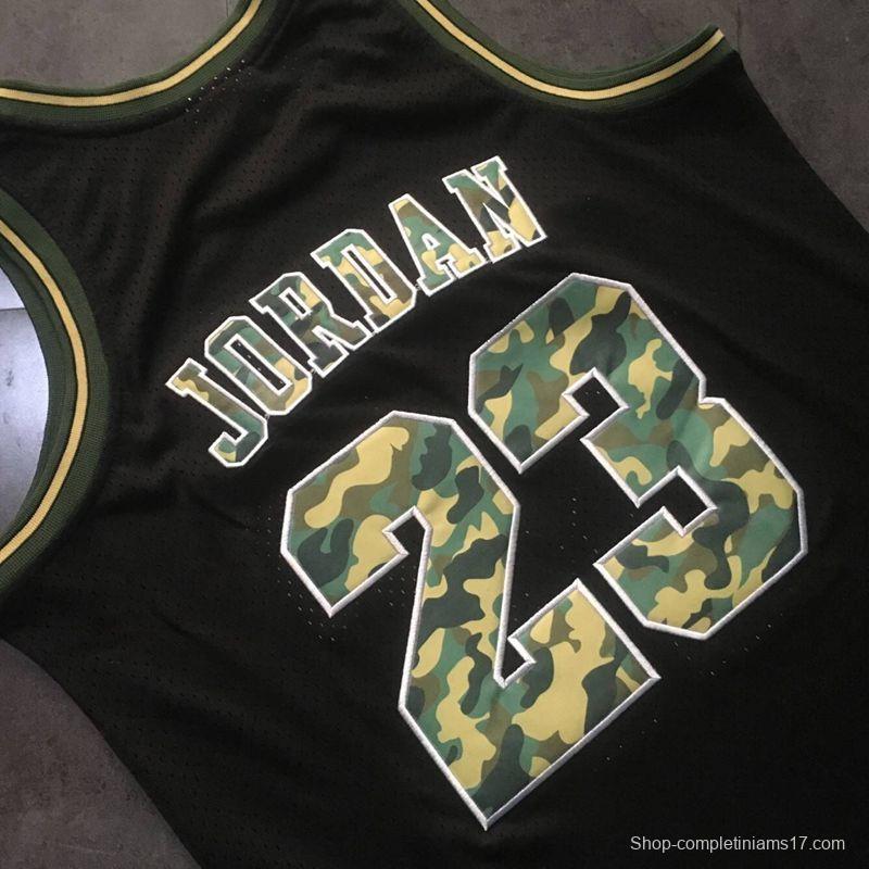 Men's Michael Jordan Black Retro Classic Team Jersey