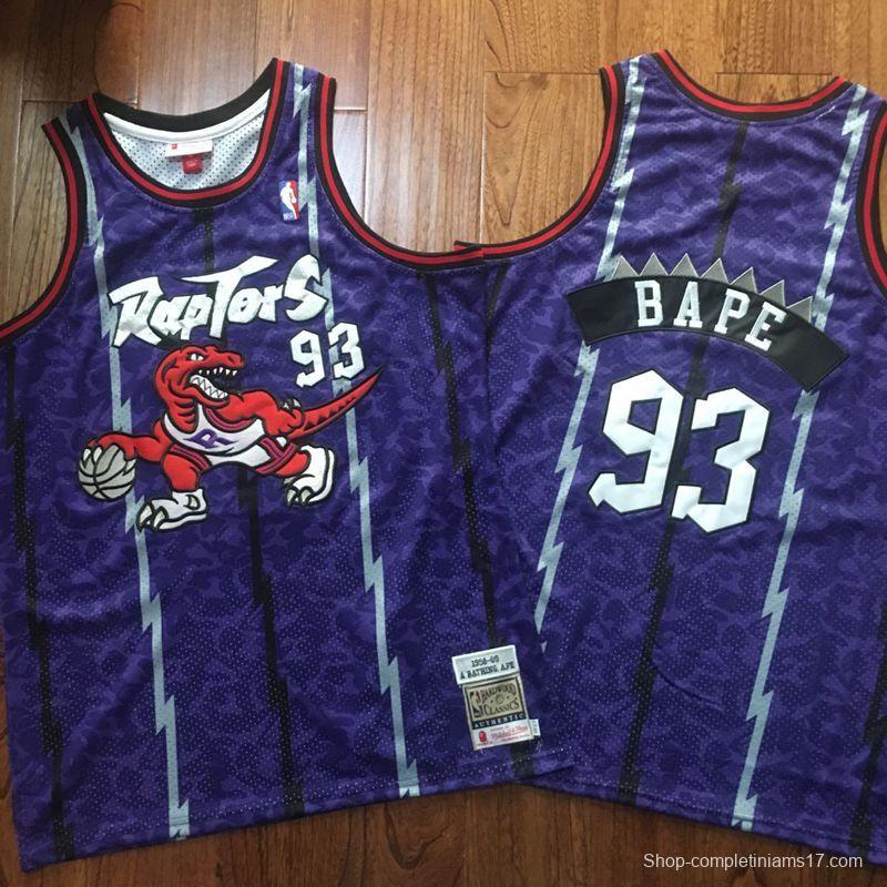 Men's BAPE Purple Retro Classic Team Jersey