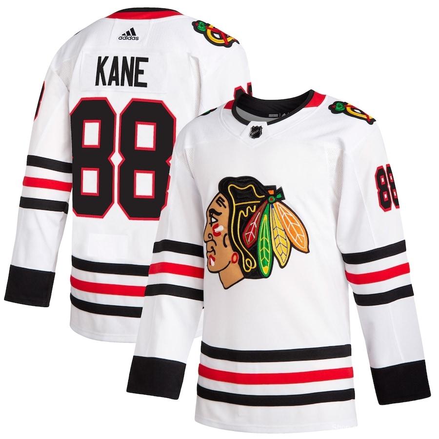 Women's Patrick Kane White Away Player Team Jersey