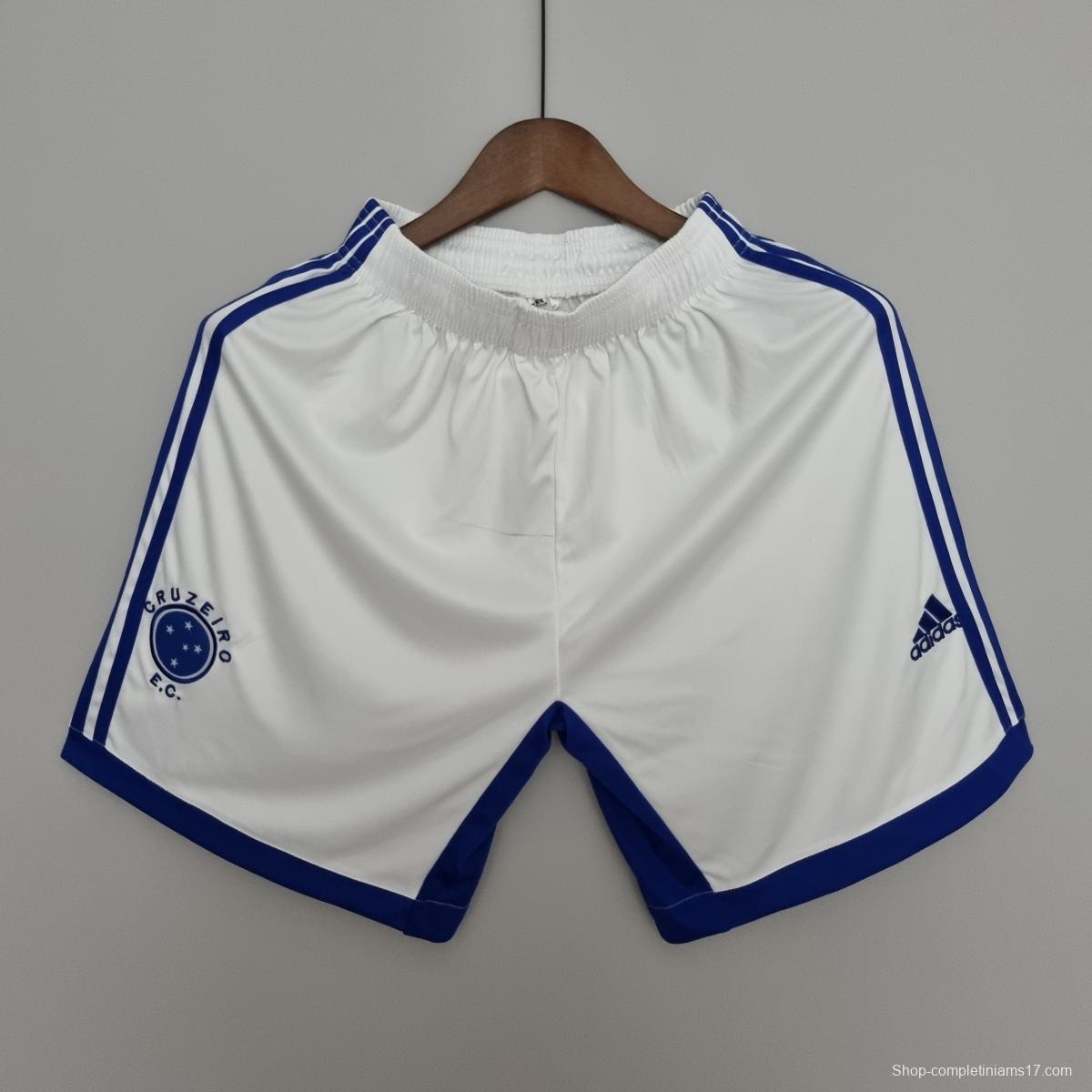 22/23 Cruzeiro Home Shorts Soccer Jersey