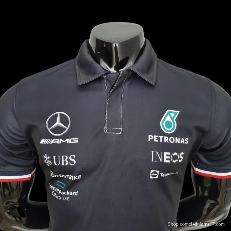 2022 F1 Formula One; Mercedes Benz #63 Polo Black 