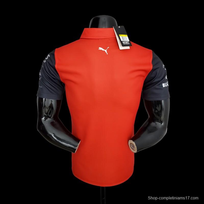 New F1 Formula One; Ferrari Racing Suit Polo Red 