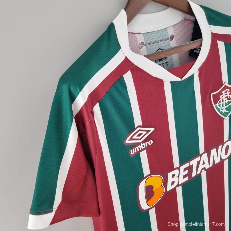 22/23 Fluminense Home  Soccer Jersey