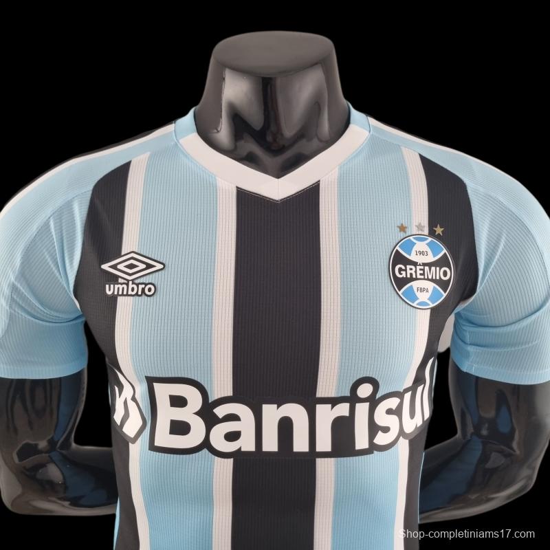 Player Version 22/23 Gremio Home Soccer Jersey