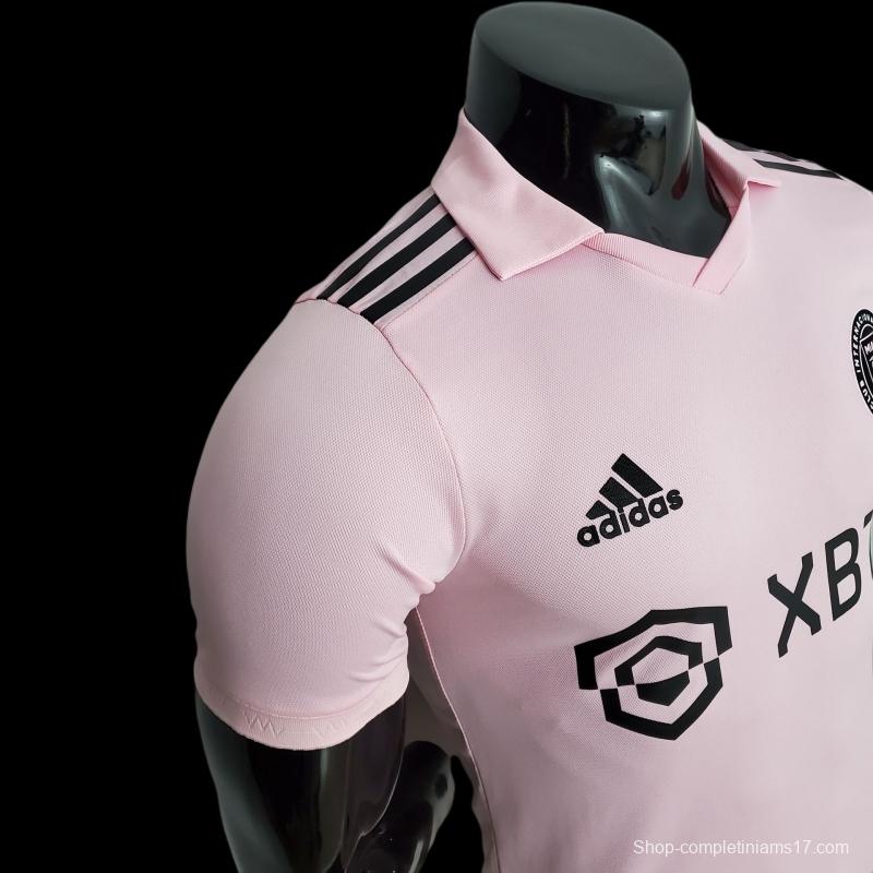 Player Version 22/23 Miami Home Pink Soccer Jersey