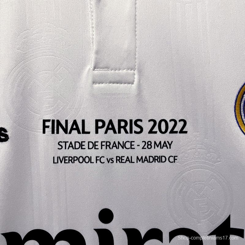 22/23 Real Madrid Home 14 Champions League Winner Soccer Jersey