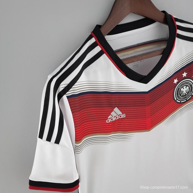 Retro 2014 Germany Home Soccer Jersey