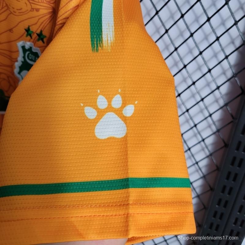 22/23 Ivory Coast Orange Training Jersey