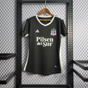 22/23 Women's Colo Colo Away Black Soccer Jersey