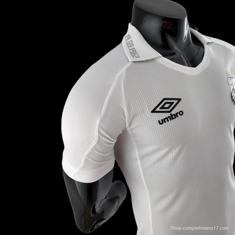 Player Version 22/23 Santos Home Soccer Jersey