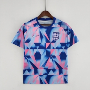 2022 England Training Jersey Wear Geometric Pattern