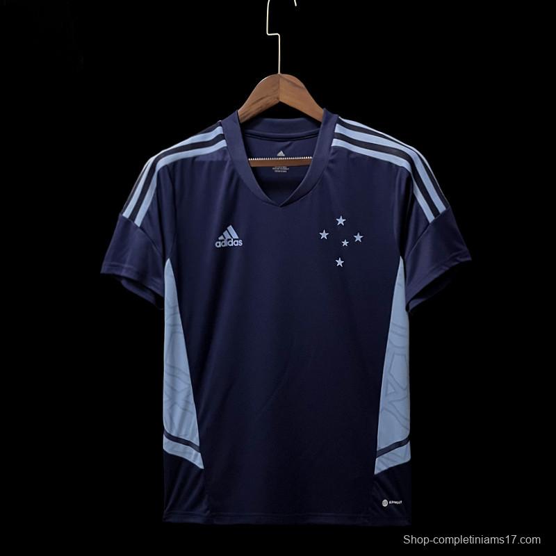 22/23 Cruzeiro Navy Training Jersey