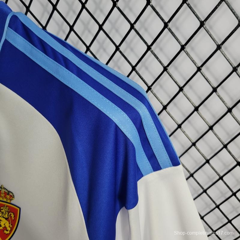 22/23 Real Zaragoza Home Soccer Jersey