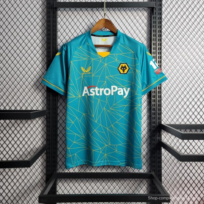 22/23 Wolverhampton Wanderers Away Soccer Jersey