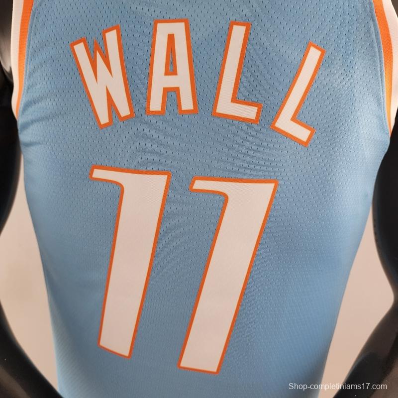 2022 WALL#11 Los Angeles Clippers City Edition NBA Jersey Blue