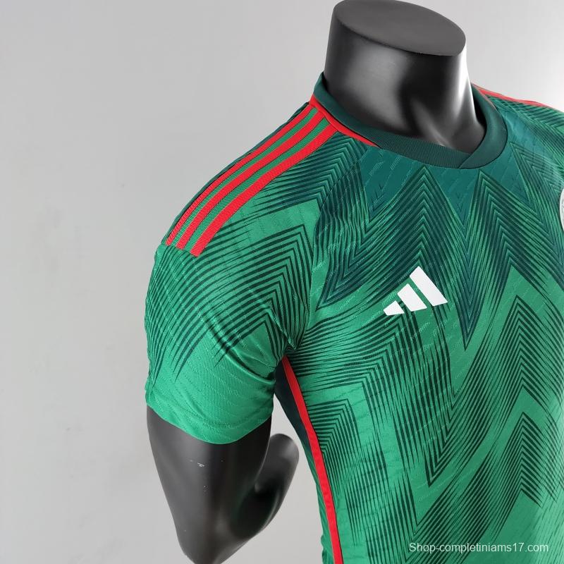 Player Version 2022 Mexico Home Soccer Jersey