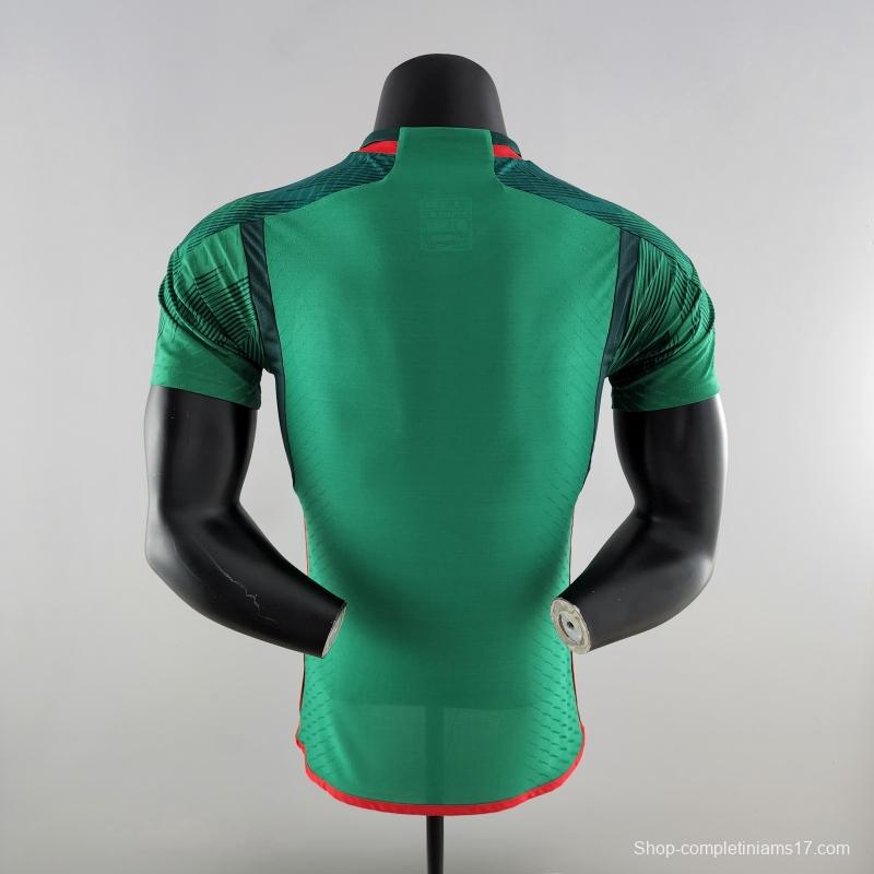 Player Version 2022 Mexico Home Soccer Jersey