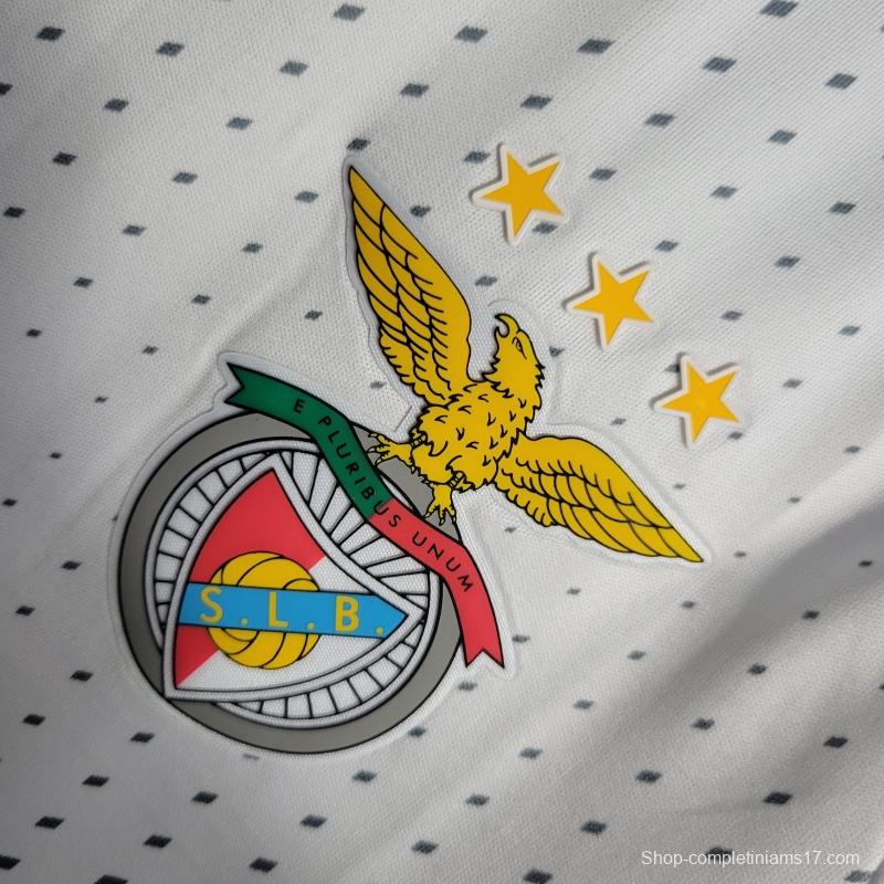 22/23 Benfica Third White Soccer Jersey