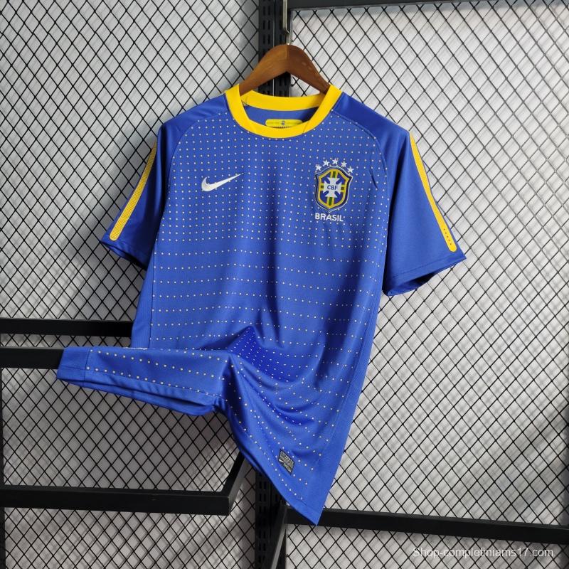 Retro 2010 Brazil Away Soccer Jersey