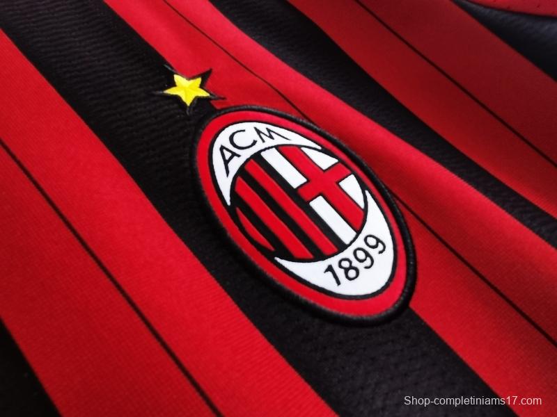 Retro 2013/14 AC Milan Home Soccer Jersey