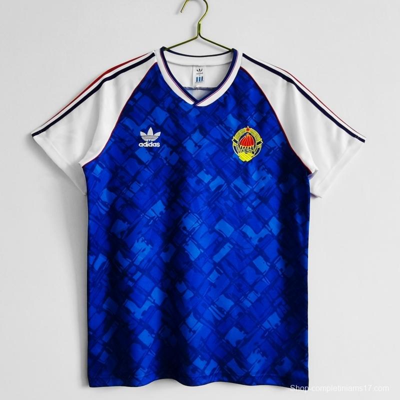 Retro 1992 Yugoslavia Home Soccer Jersey