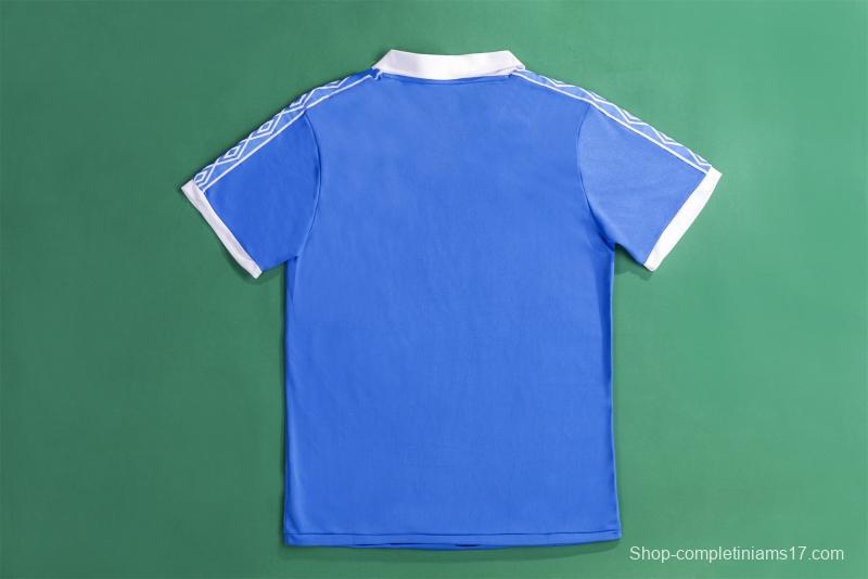 Retro 81/82 Manchester City Home Soccer Jersey