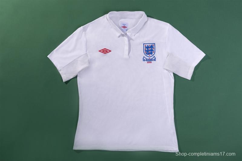 Retro 2010 England Home Soccer Jersey