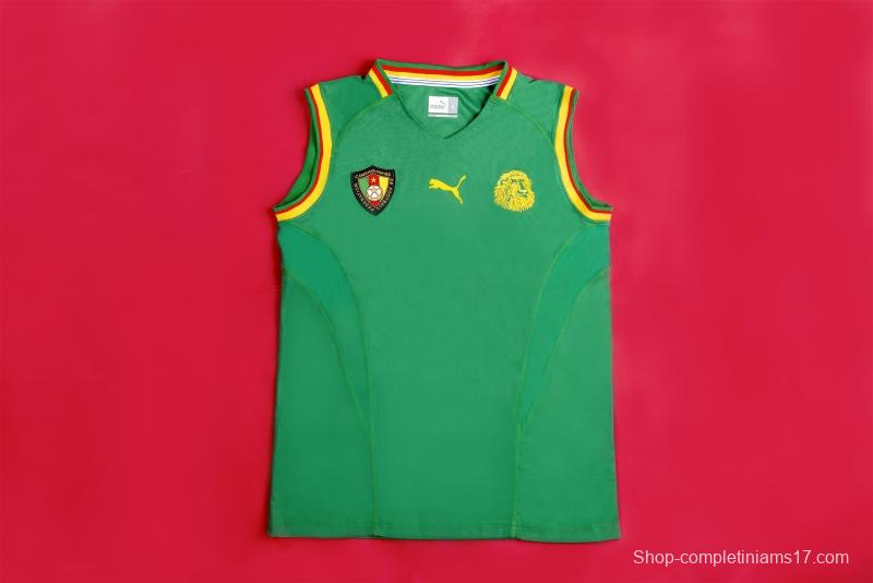 Retro 2002 Cameroon Home Soccer Jersey