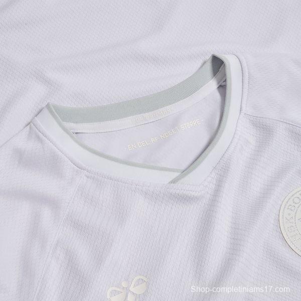 2022 Denmark Away White Jersey