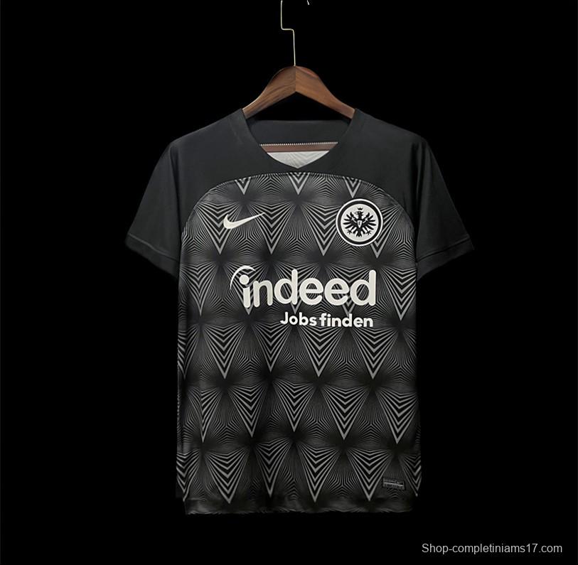 22/23 Eintracht Frankfurt Away Black Jersey