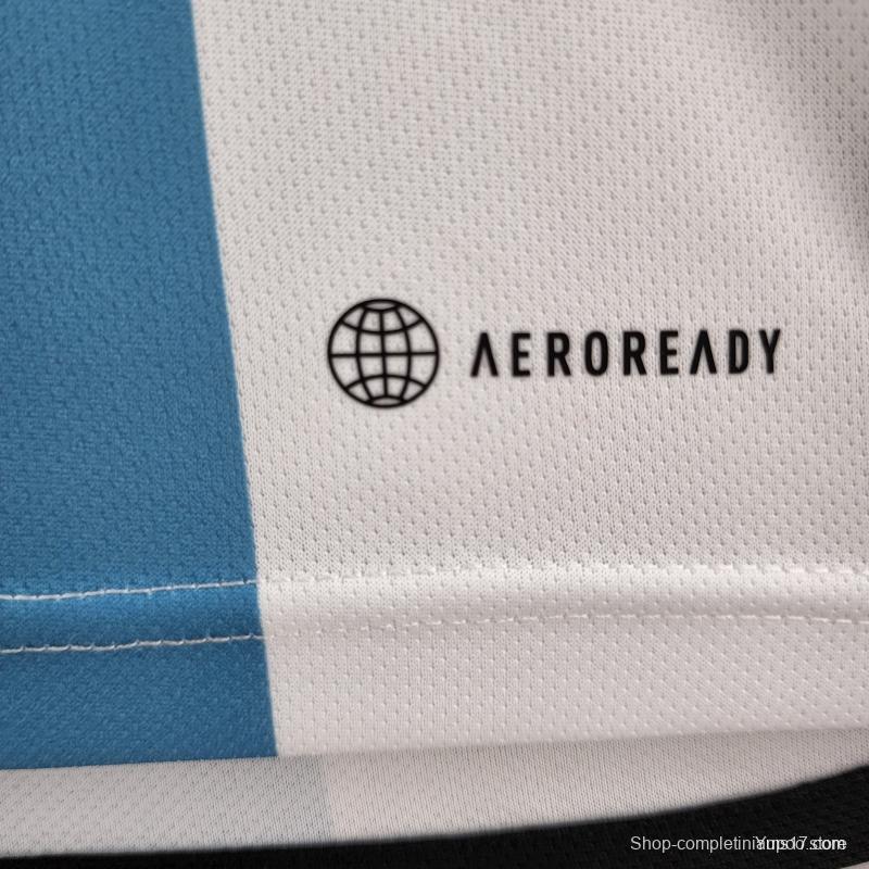 3 Stars Argentina Home Final Match Jersey