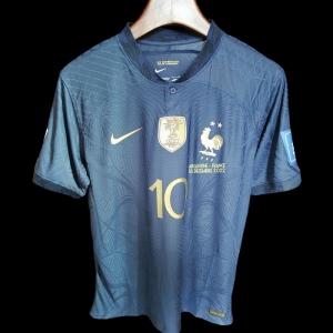 Player Version 2 Stars 2022 France Home Final Match Jersey