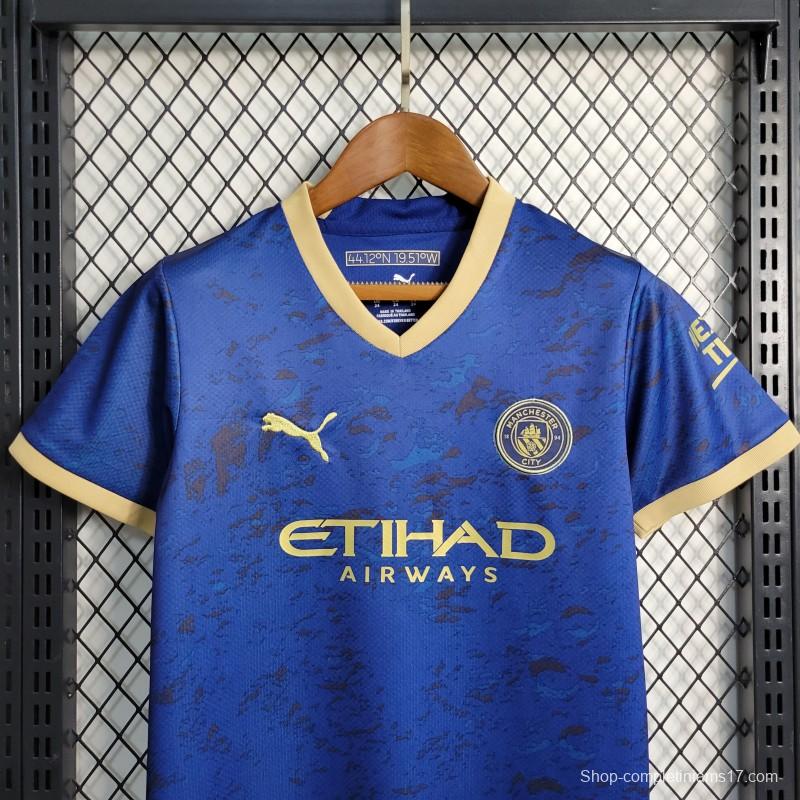 23-24 Kids Manchester City Blue Special Edition Jersey