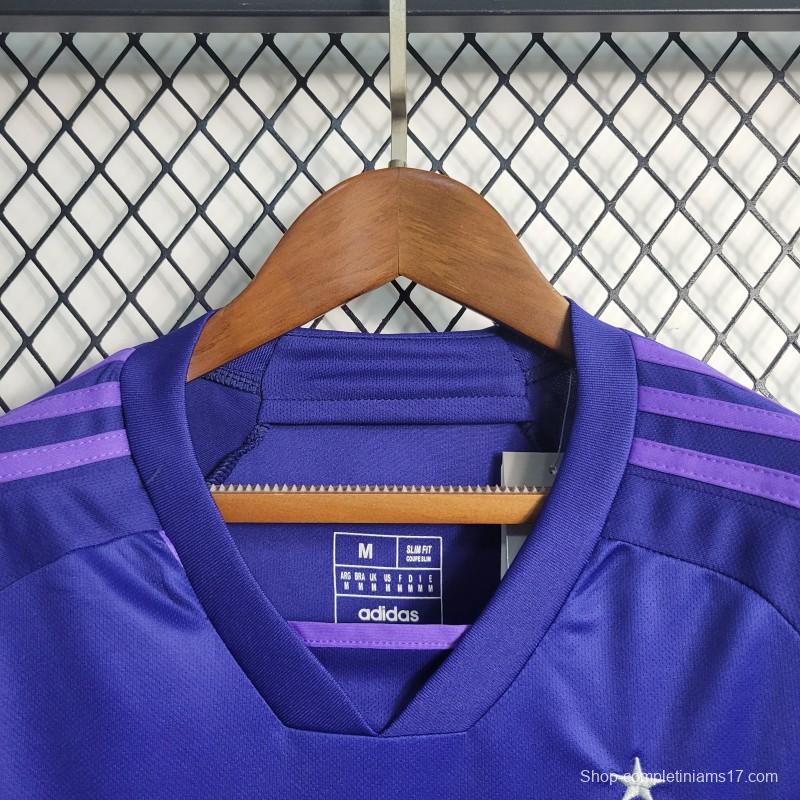 3-Stars Women 2023 Argentina Away Purple Jersey