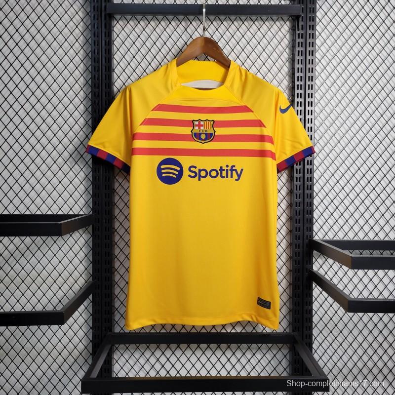 23-24 Barcelona Forth Yellow Jersey