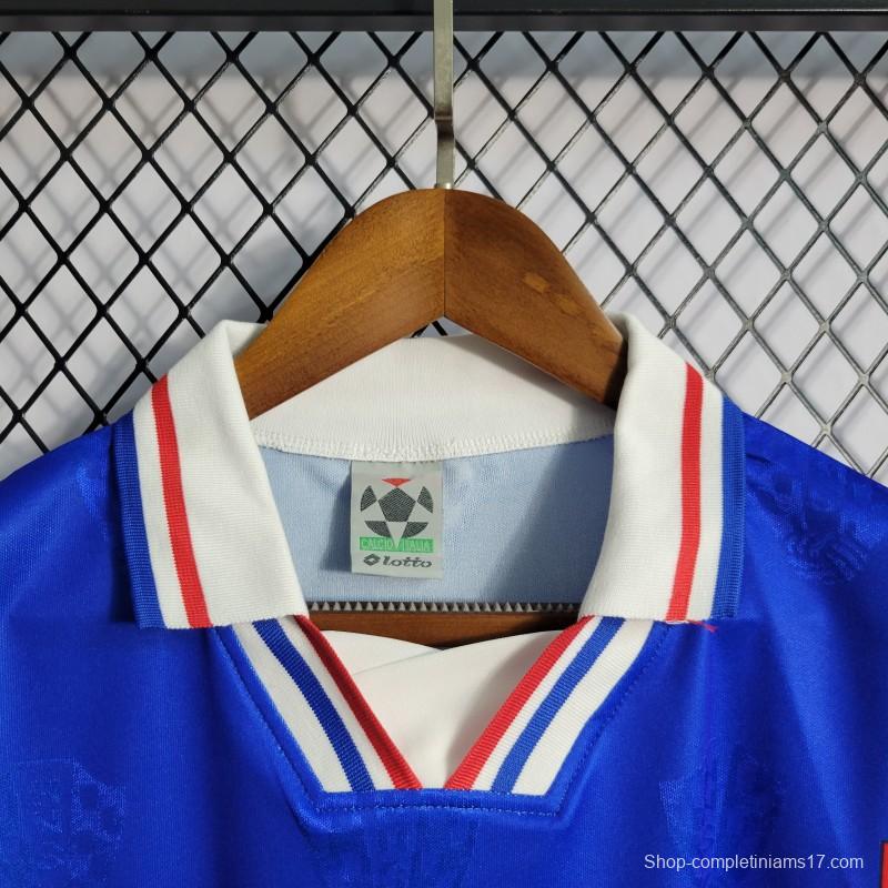 Retro 1998 Croatia Away Blue Jersey