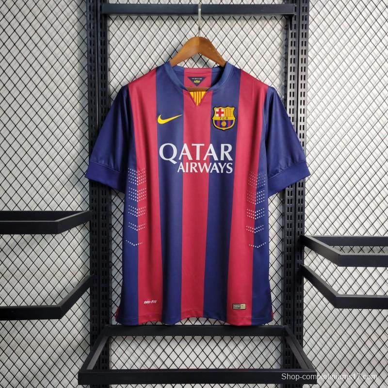Retro 2014/15 Barcelona Home Jersey