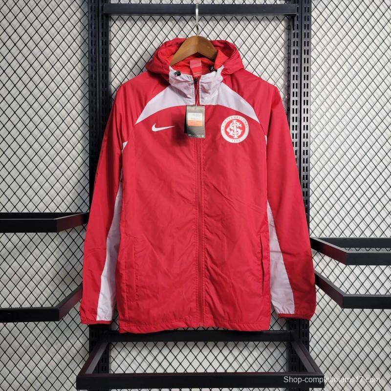 22-23 SC Internacional Red Windbreaker