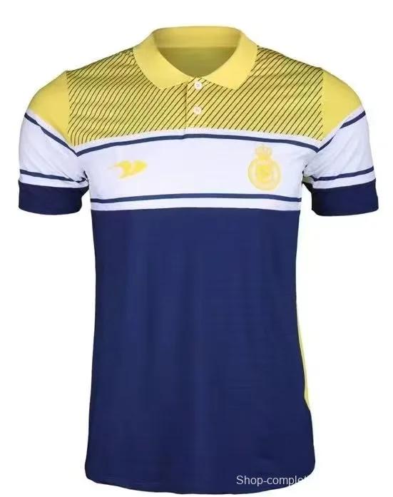 22-23 Al-Nassr Blue Yellow Polo Shirts