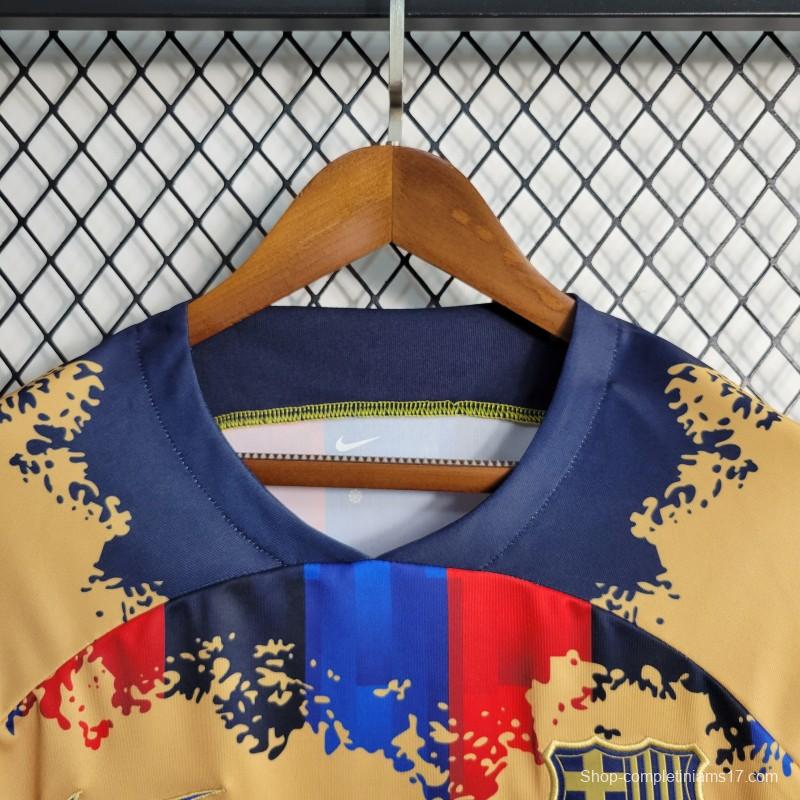 23-24 Barcelona Yellow Training Jersey